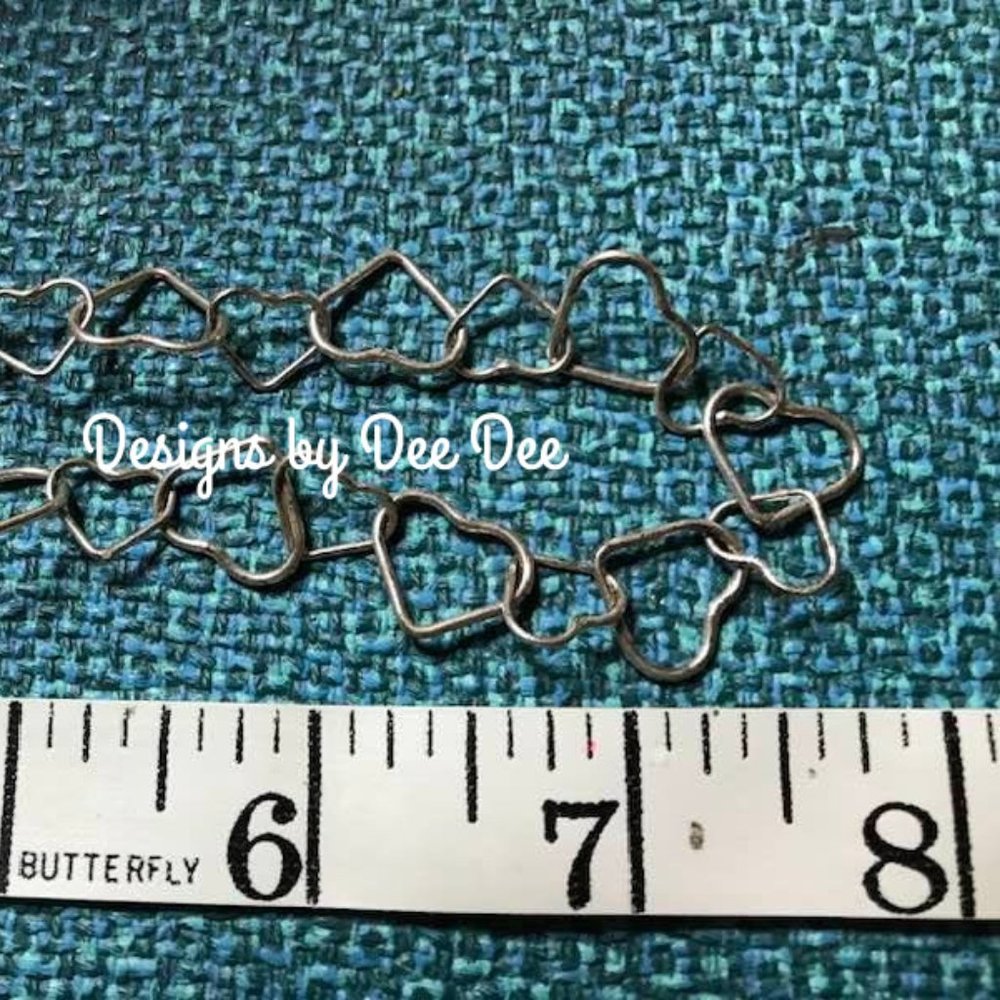 Unusual Vintage  Silver Tone Heart Collar Necklace - Picture 3 of 3
